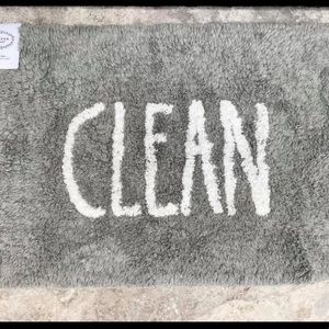 Rae Dunn CLEAN Cotton Bath Mat